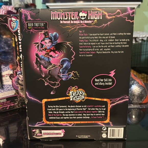 2013 Monster High Freaky Fusion Hybrids Avea Trotter - New In Box Never Opened - Picture 6 of 6